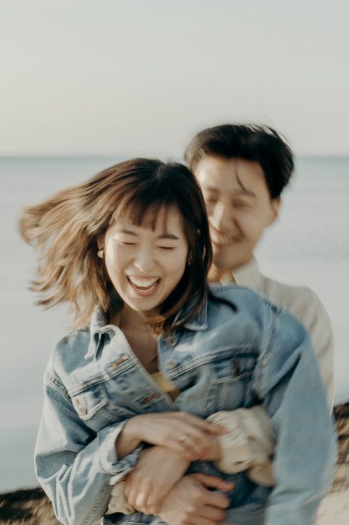 couple session in wasaga beach ontario