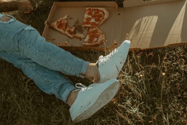 pizza inspired couples session